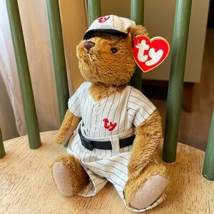 Ty Baseball Beanie Baby Plush— Cooper